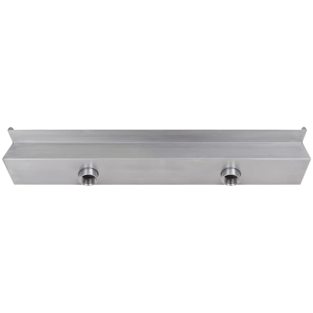 Vidaxl Schwimmbad Wasser Herbst rechteckig 90 cm Edelstahl