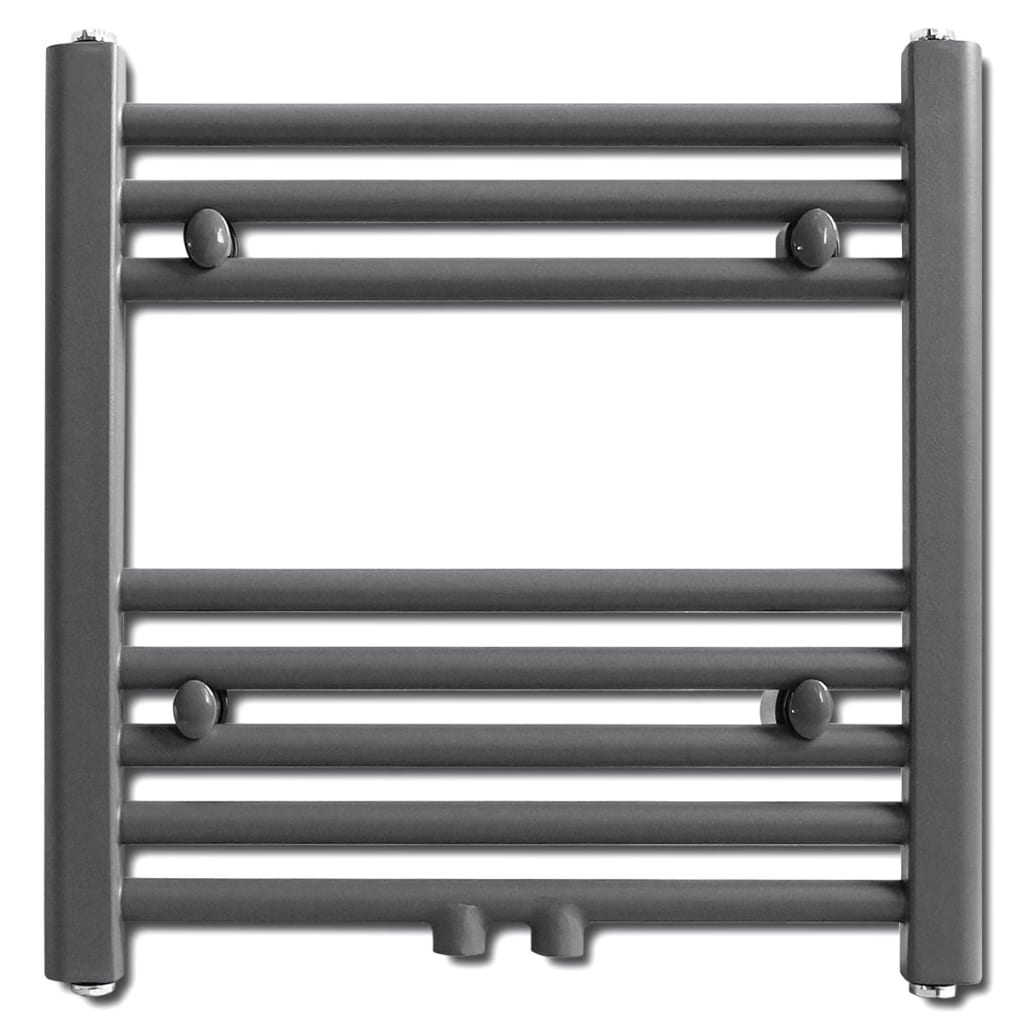 Vidaxl Kühlerhandtuchregal gerade 480 x 480 mm grau