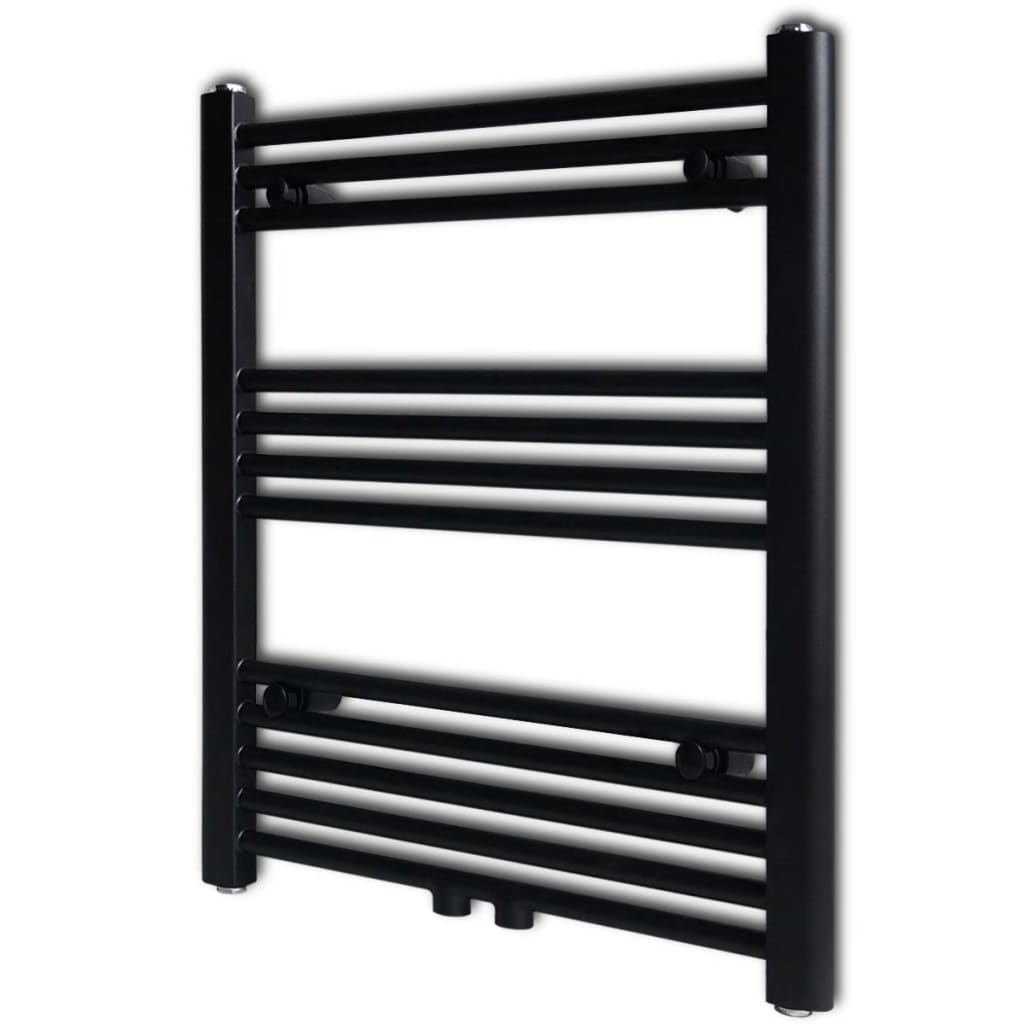 Vidaxl Kühlerhandtuchregal gerade 600x764 mm schwarz