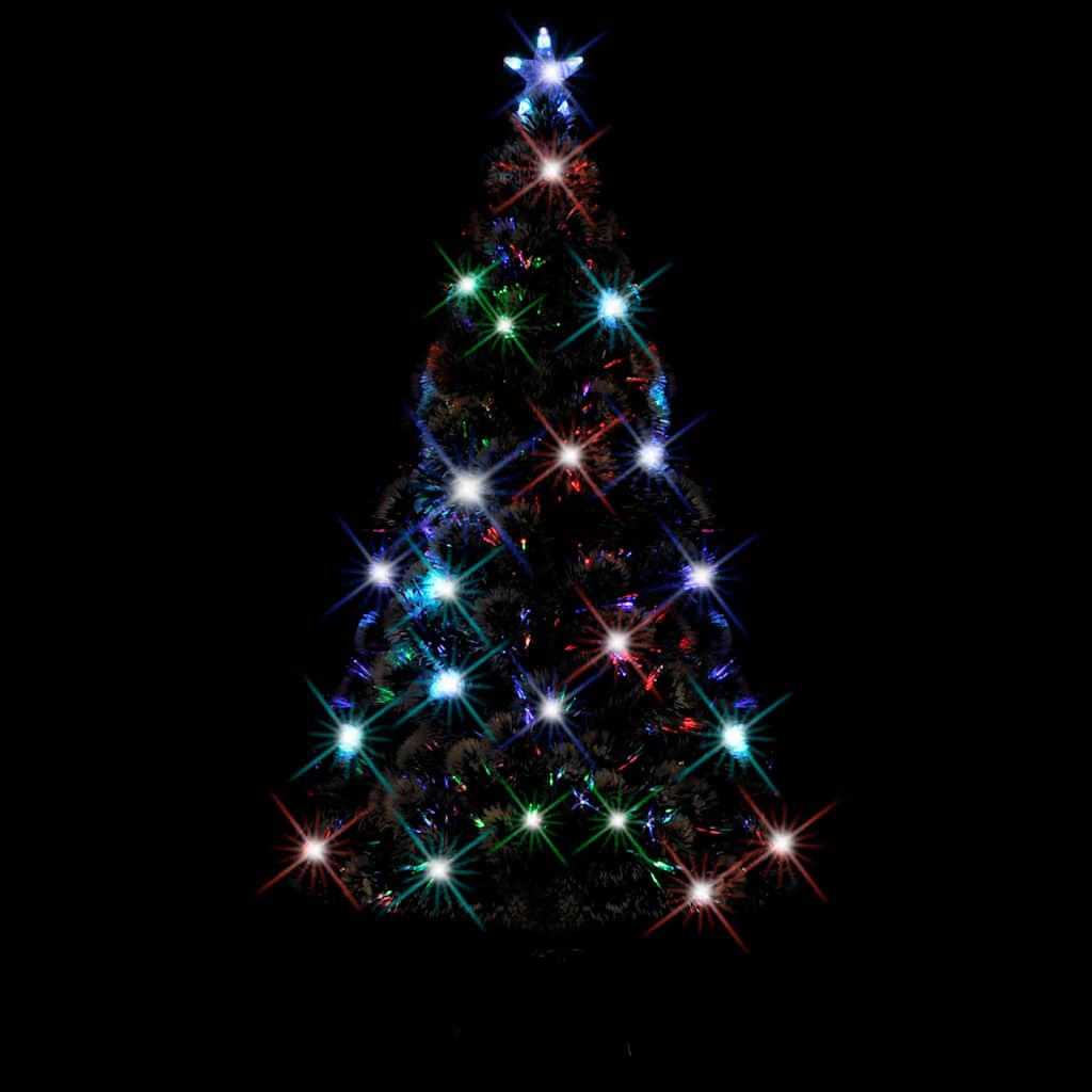 VIDAXL -Weihnachtsbaum mit LED und Standard 150 cm Faser -Optik