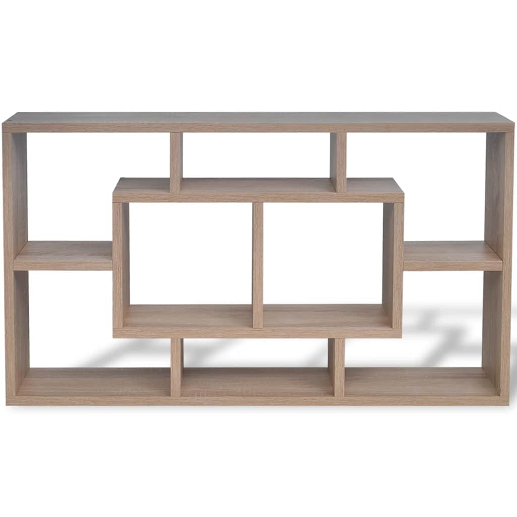 Vidaxl muurkast 8 compartimenten eikenkleur