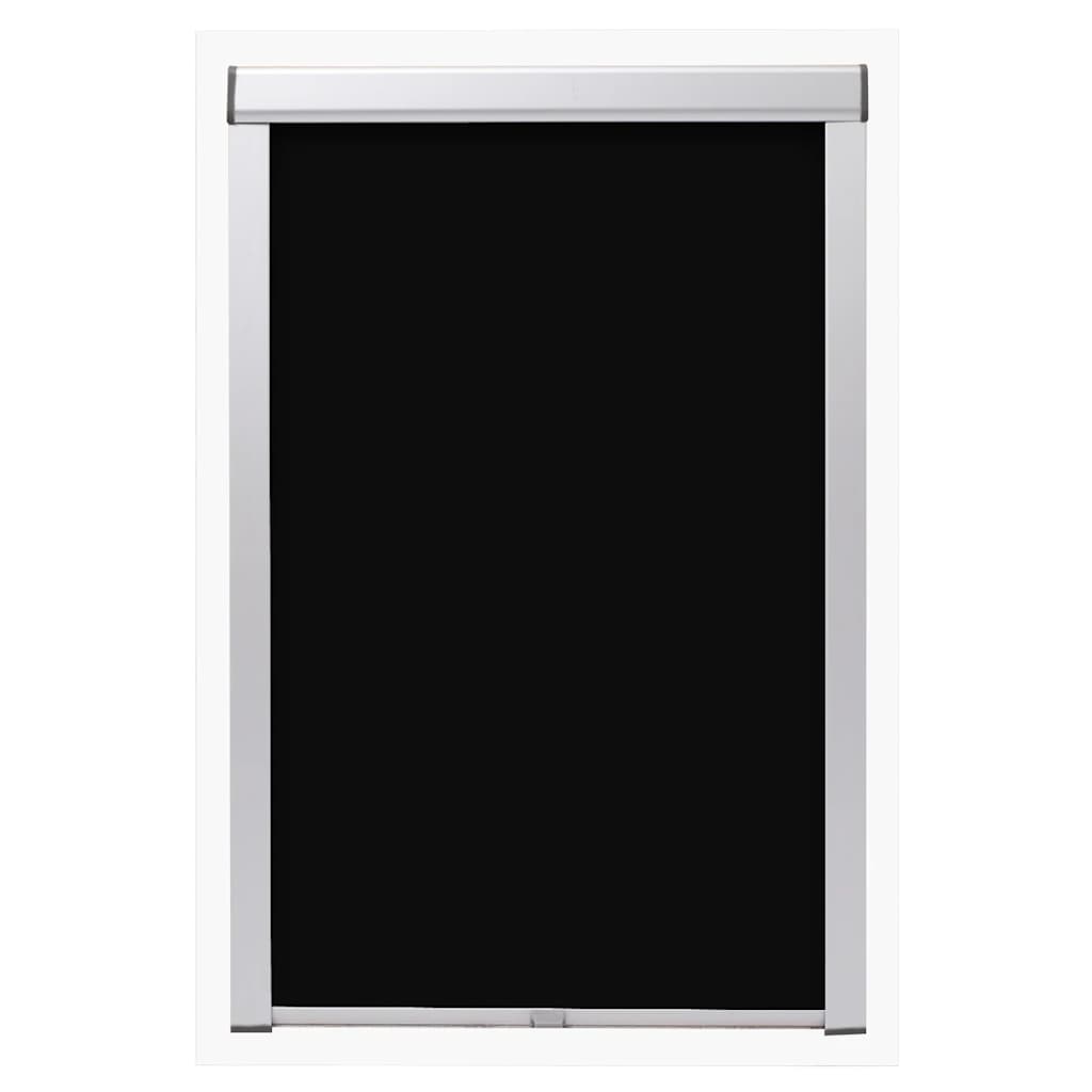 Vidaxl Roller Blind Damming Black C02