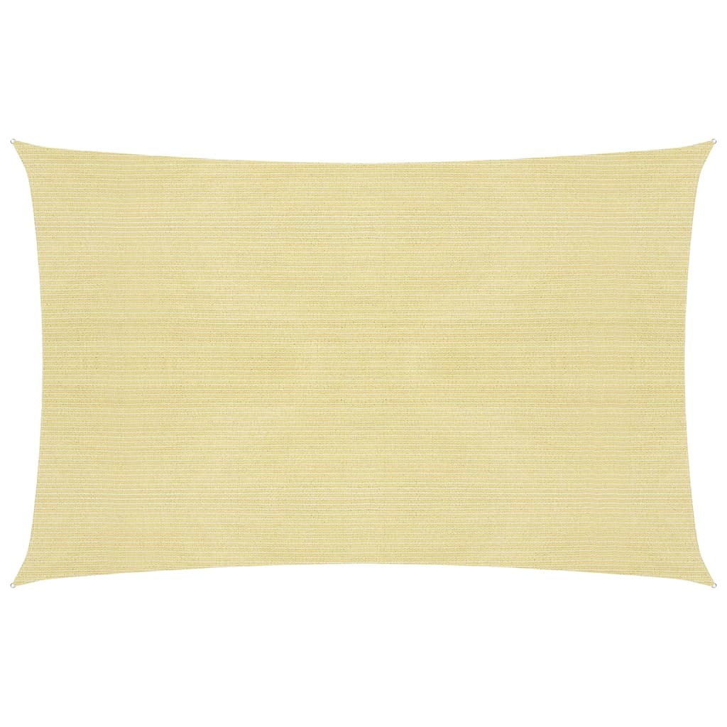 VIDAXL SUNSHADE HDPE Rechteckige 2x4 M beige