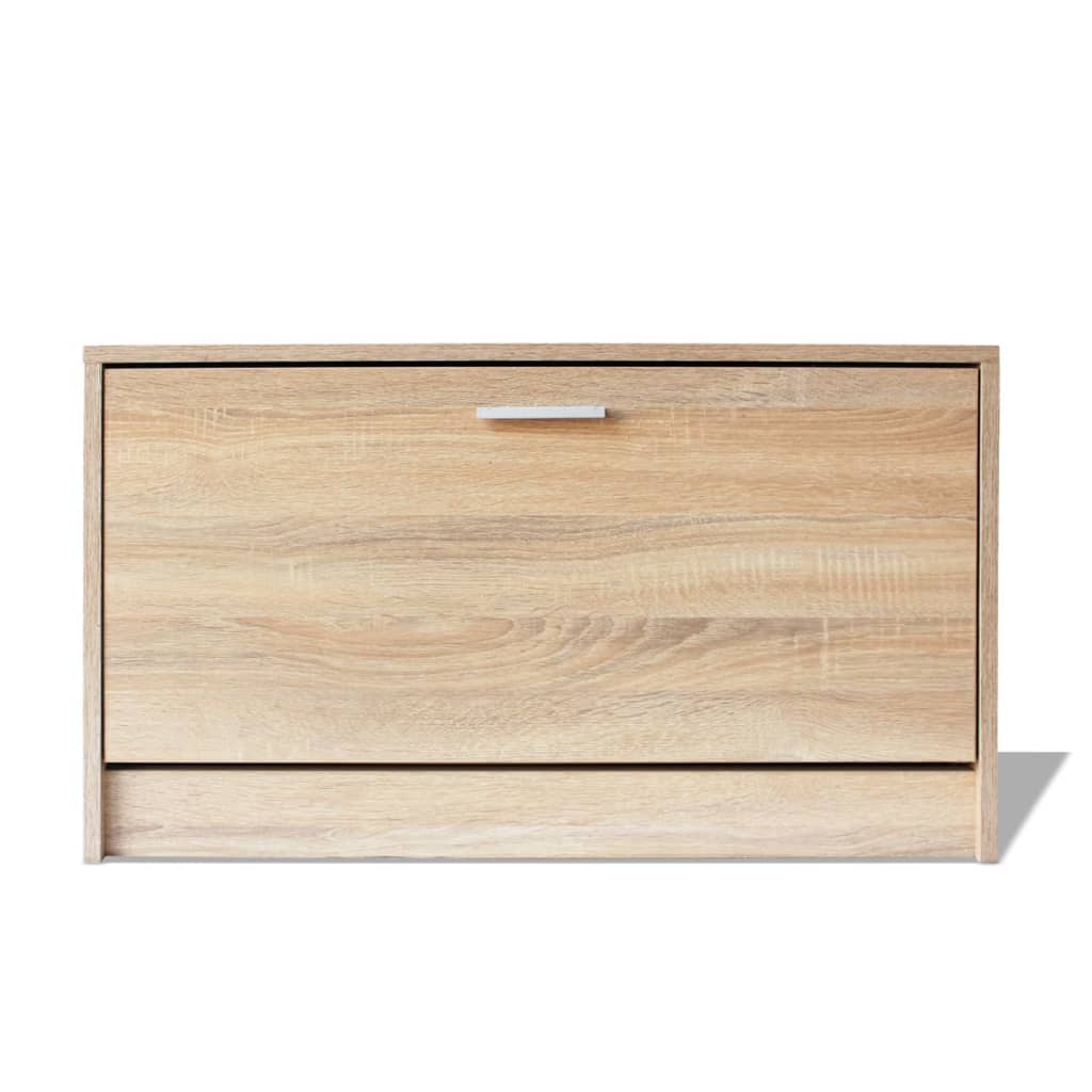 Vidaxl Schuhspeicherbank 80x24x45 cm Eiche gefärbt