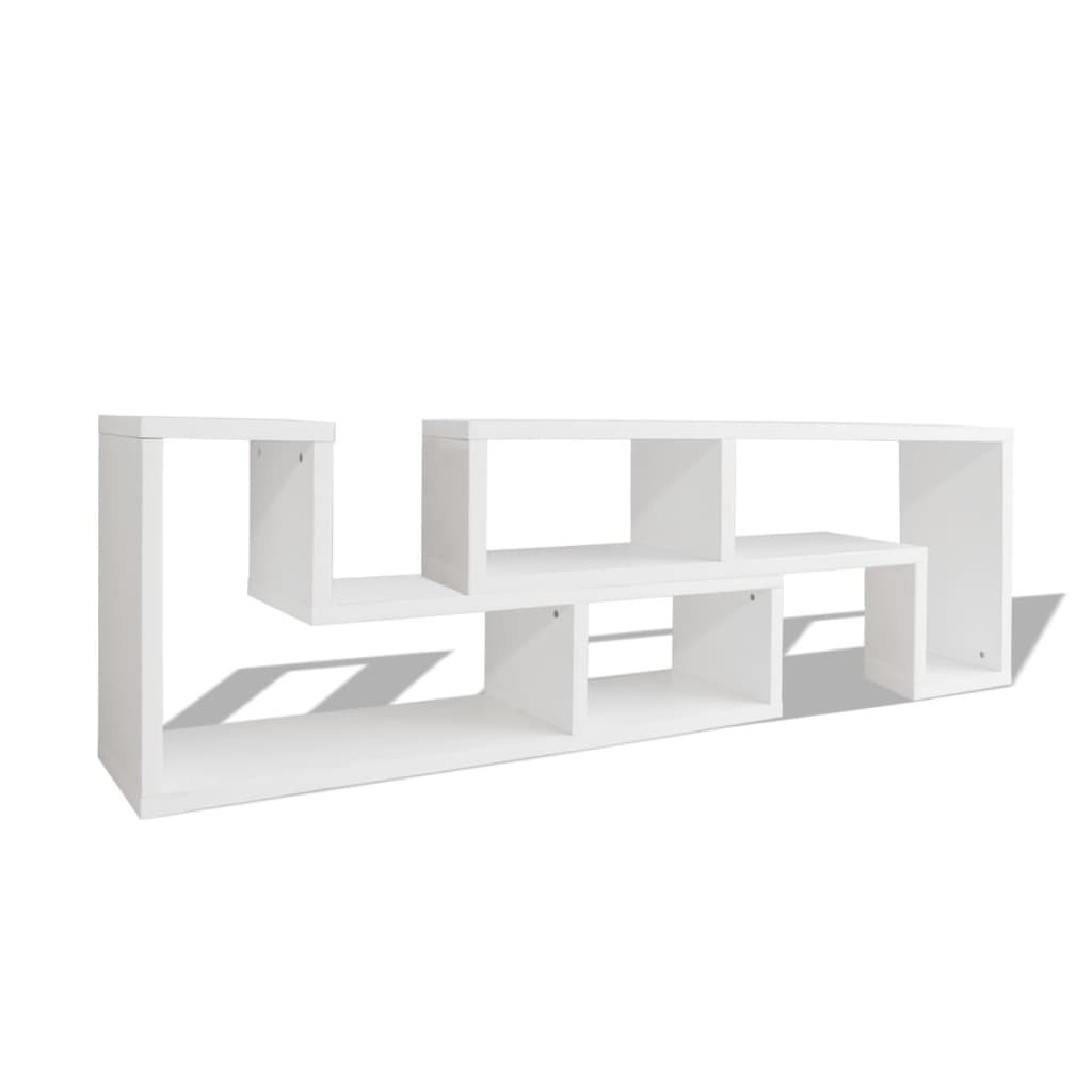 Vidaxl tv-meubel dubbel l-vormig wit