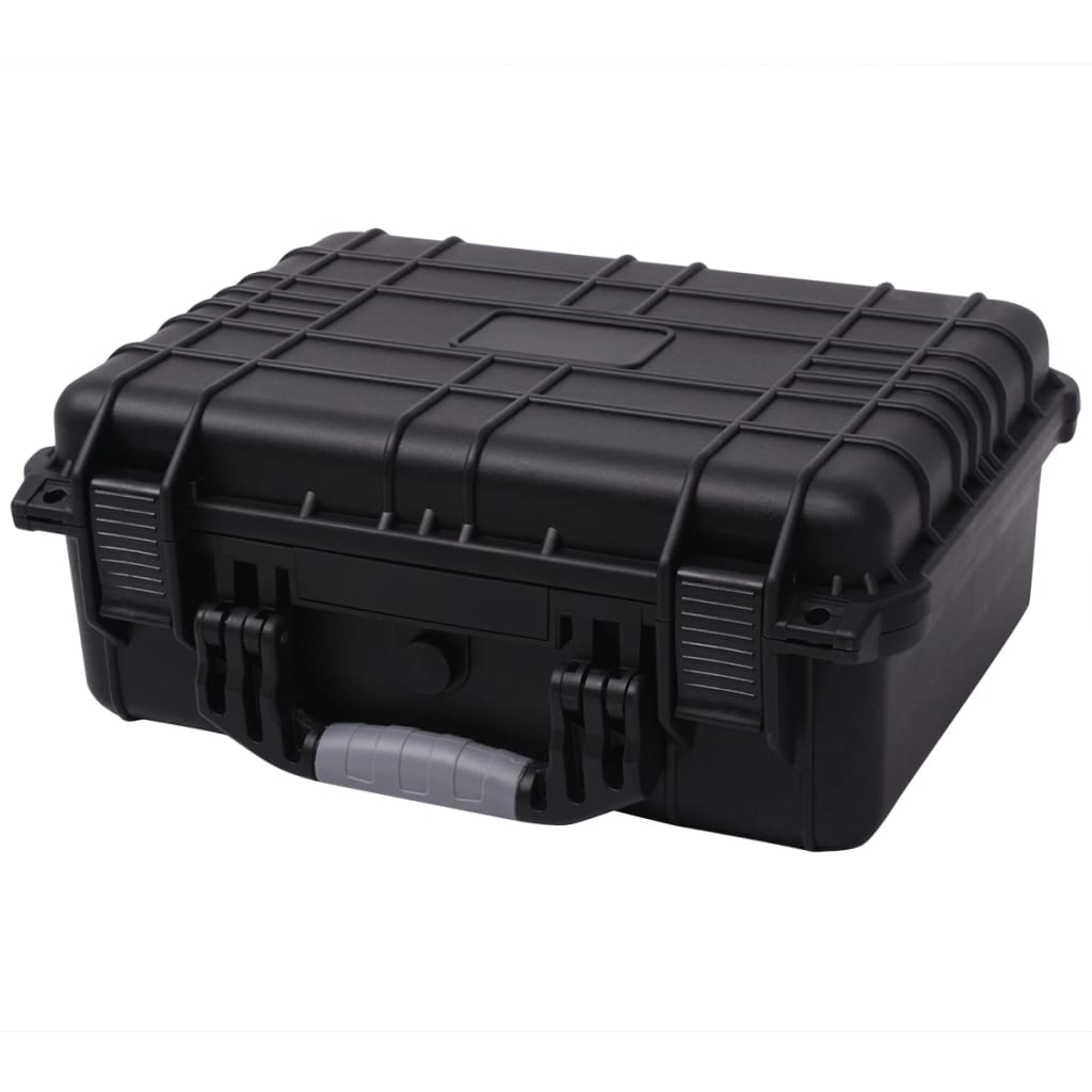 VIDAXL -Schutzmaterial Fall 40,6x33x17,4 cm Schwarz