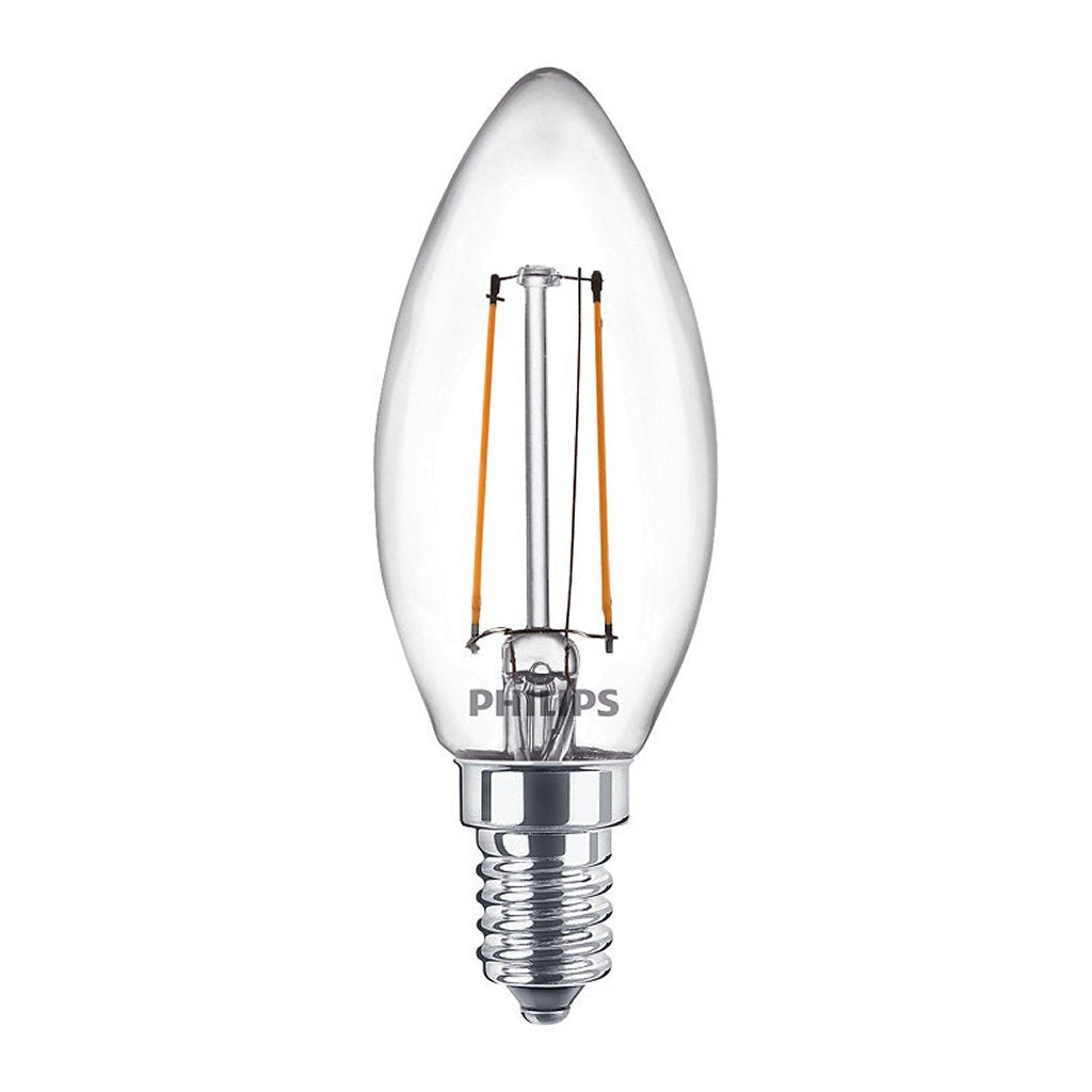 Philips LED klassische Kerzenlampe 25W B35 E14 warmweiß