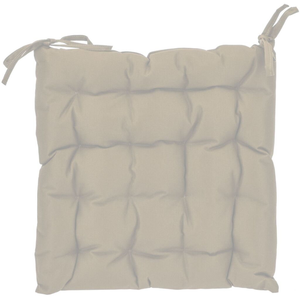 Basic Stuhlkissen 40x40x6 cm beige