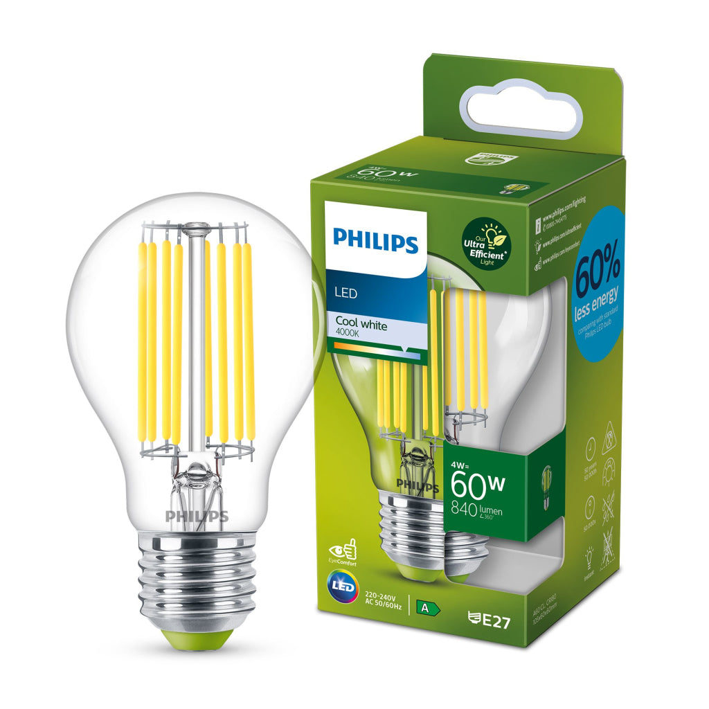 Philips LED CLA 60W A60 E27 4000K CL Eela SRT4 Beleuchtung
