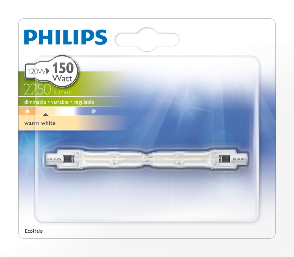 Philips Halo Linear 140,0 W R7s 118 mm 230 V 1pf 12 Beleuchtung