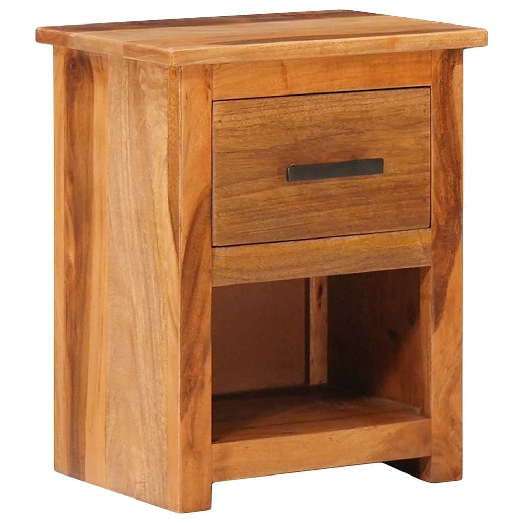Vidaxl nachtkastje 40x30x50 cm massief hout