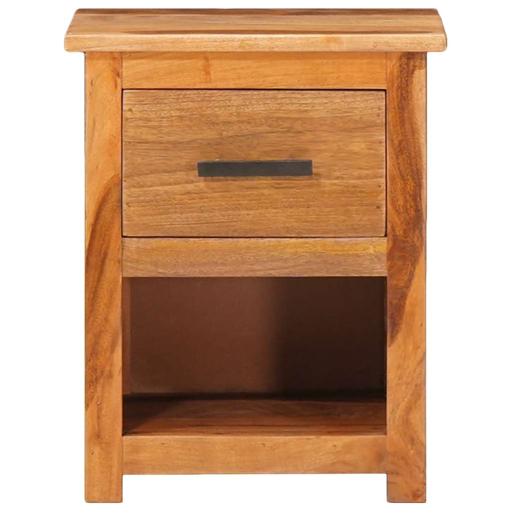 Vidaxl nachtkastje 40x30x50 cm massief hout