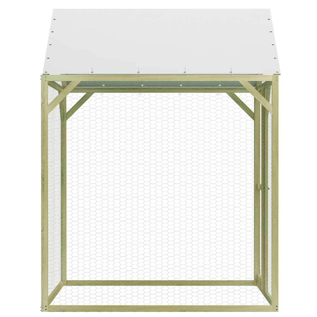 Vidaxx Hühnerstall 1,5x1,5x2 m Stahl