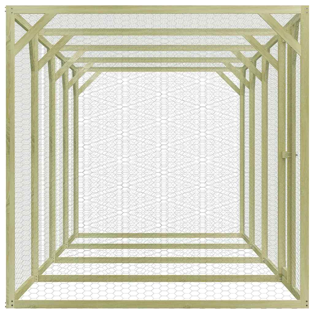 Vidaxx Hühnerstall 6x1,5x1,5 m Stahl