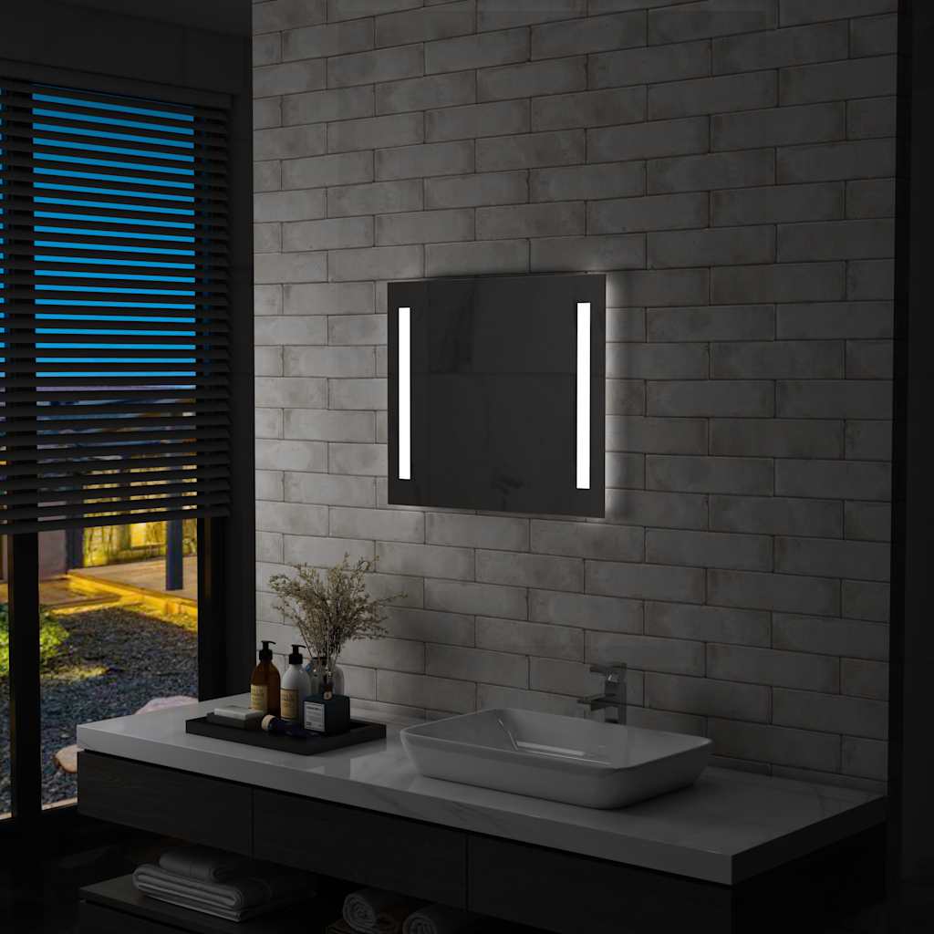 Vidaxl Badezimmerspiegel LED 60x50 cm