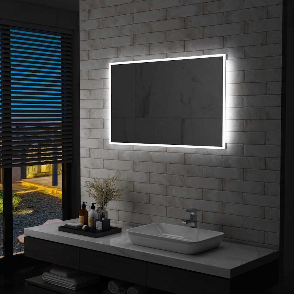 Vidaxl Badezimmerspiegel LED 100x60 cm