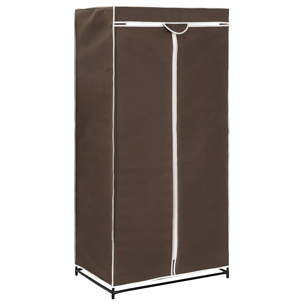 Vidaxl kledingkasten 2 st 75x50x160 cm bruin