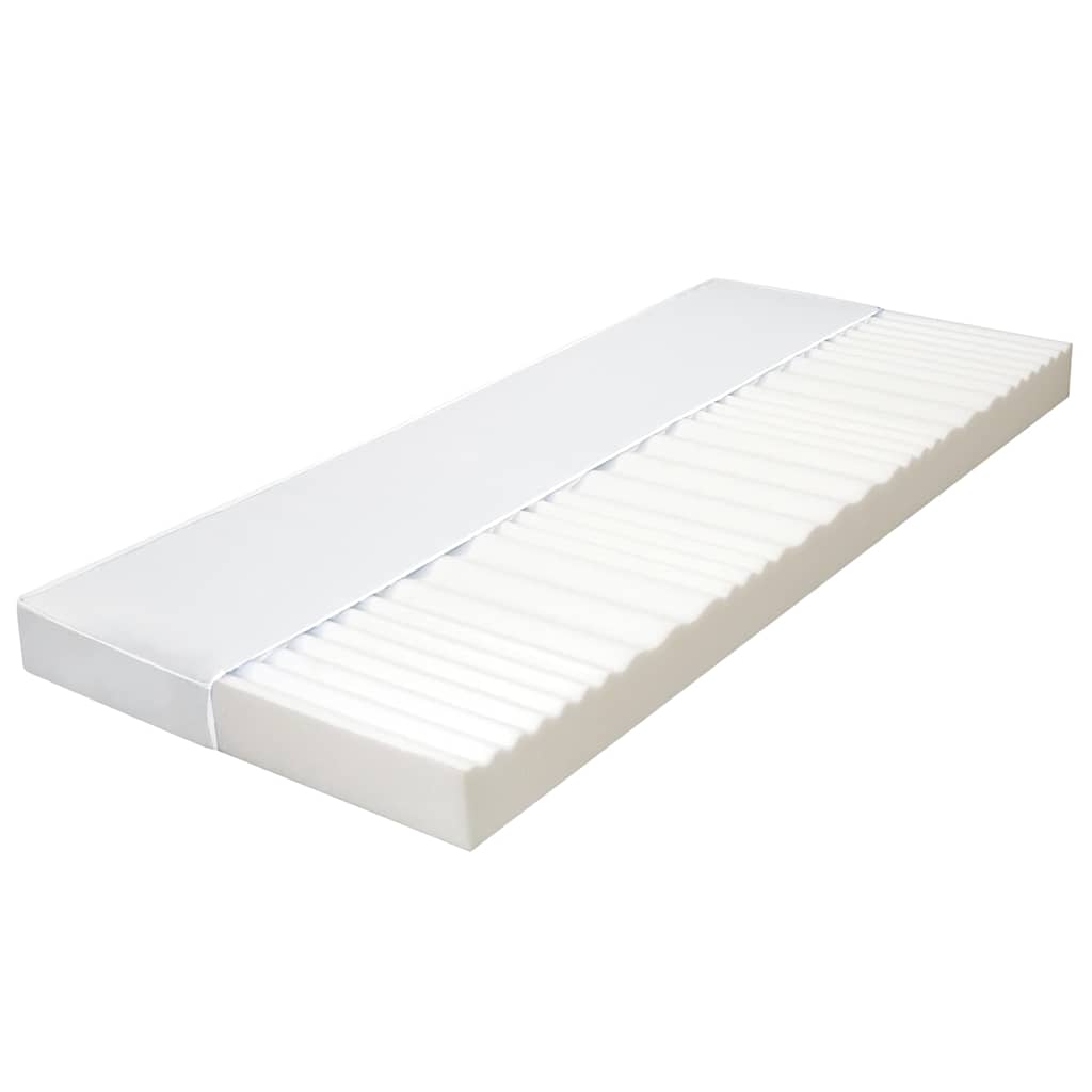 Vidaxl matras 7 zone 10 cm pu-schuim h2 h3 100x200 cm