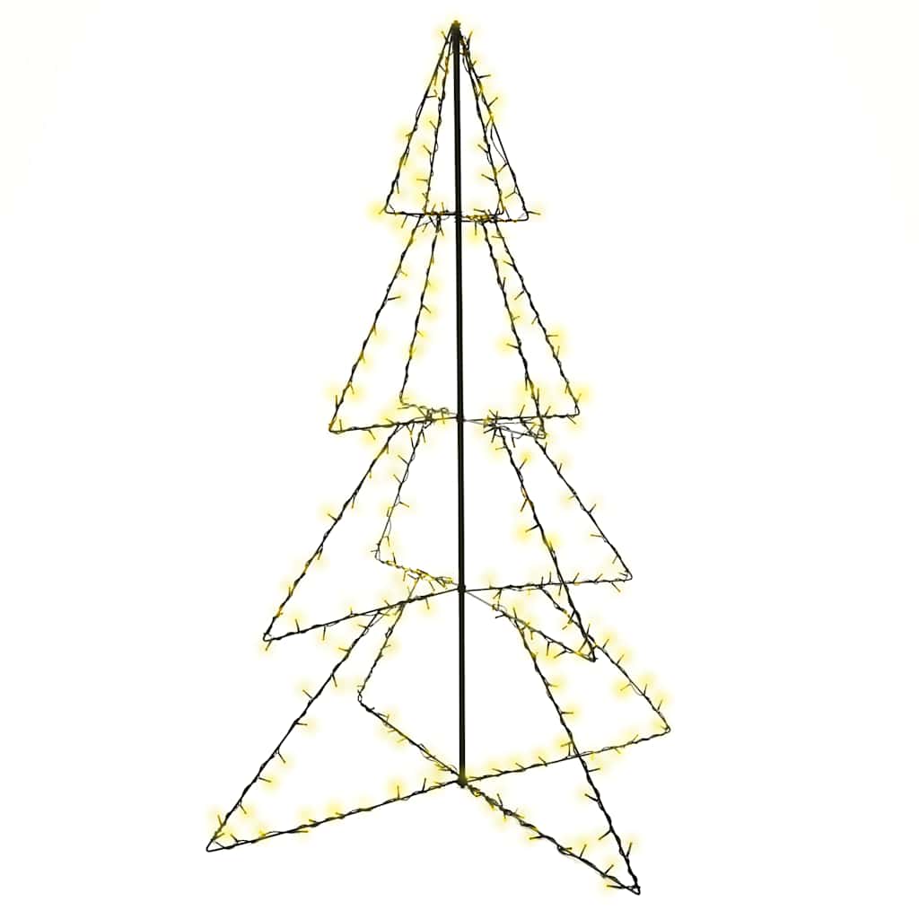 VIDAXL KegelKERSTBOOM 240 LEDs innerhalb und außerhalb 115x150 cm