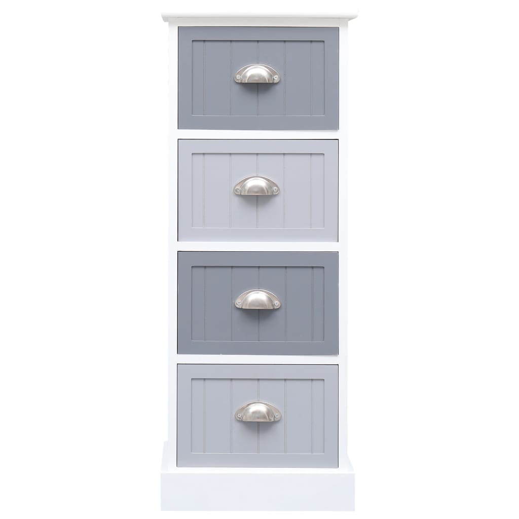 Vidaxl bijzetkast 35x30x90 cm paulowniahout