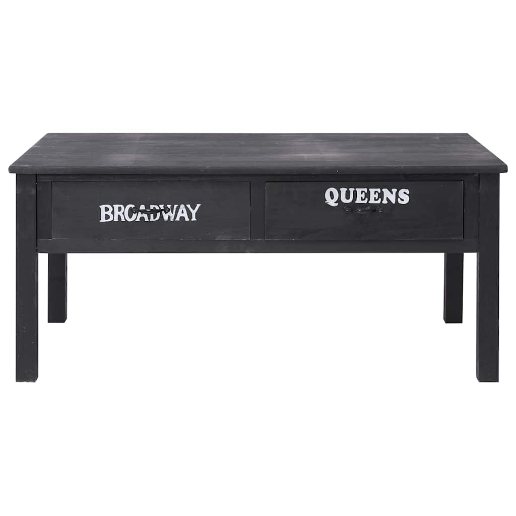 Vidaxl salontafel 100x50x45 cm hout zwart