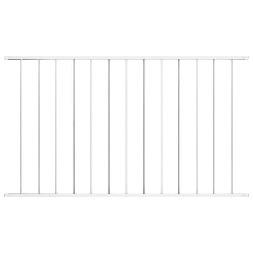 Vidaxl HEK Panel 1,7x1,25 m Pulver -Kette -Stahlweiß