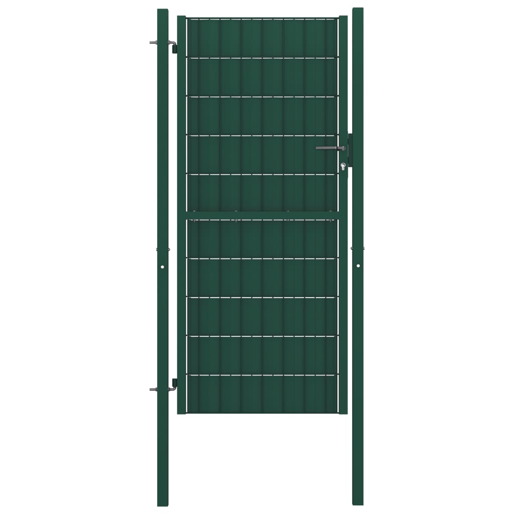 VidaXL Tor 100x164 cm PVC und Stahl grün