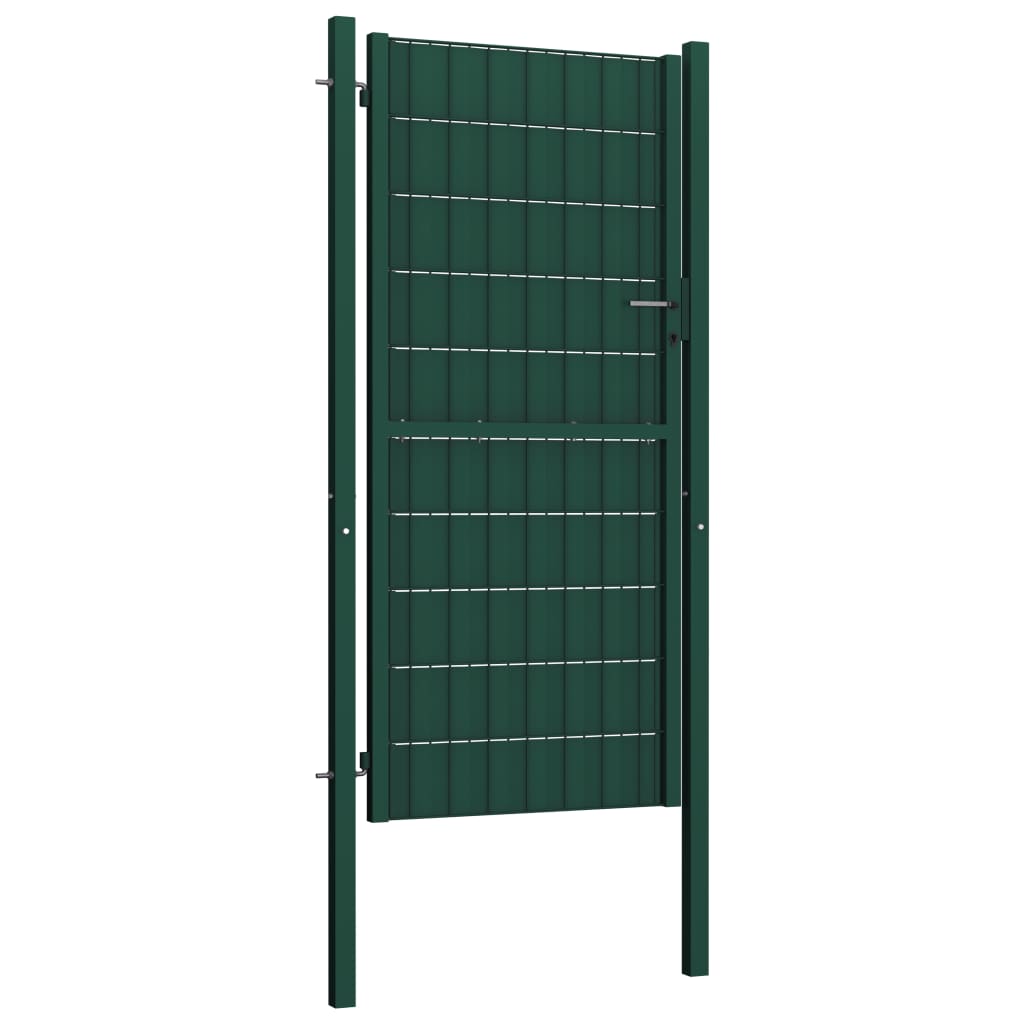 VidaXL Tor 100x164 cm PVC und Stahl grün