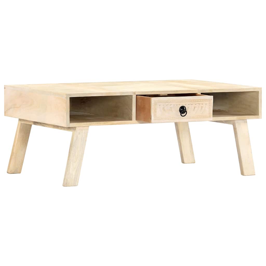 Vidaxl salontafel 100x60x40 cm massief mangohout