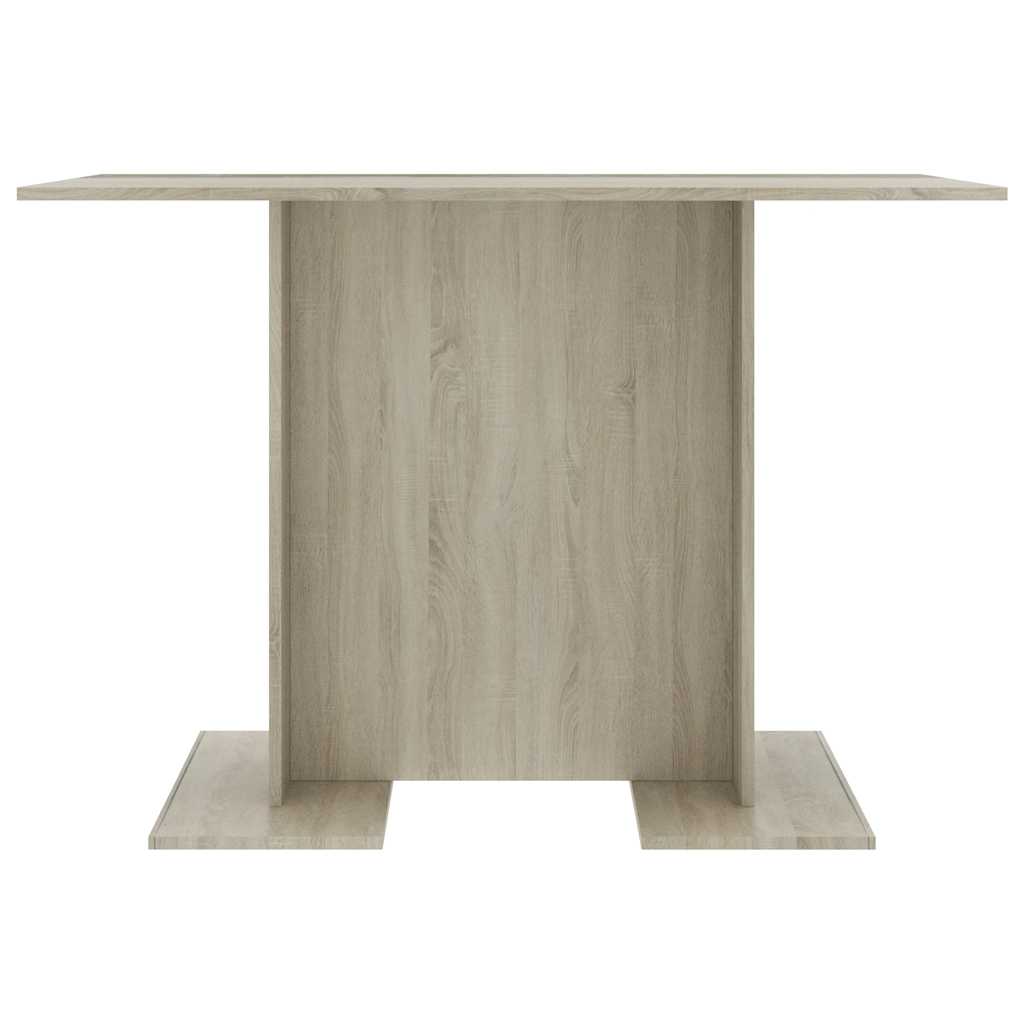 Vidaxl eettafel 110x60x75 cm bewerkt hout sonoma eikenkleurig