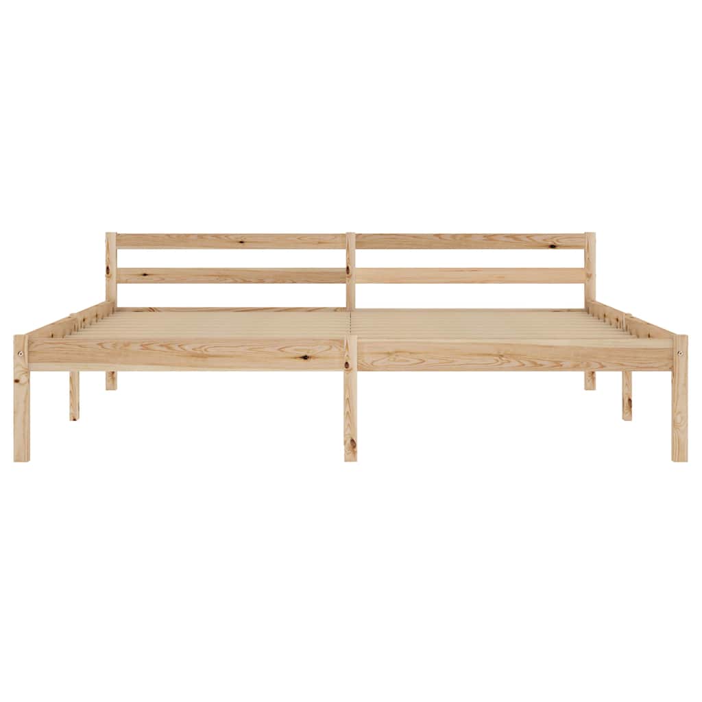 Vidaxl bedframe massief grenenhout 160x200 cm