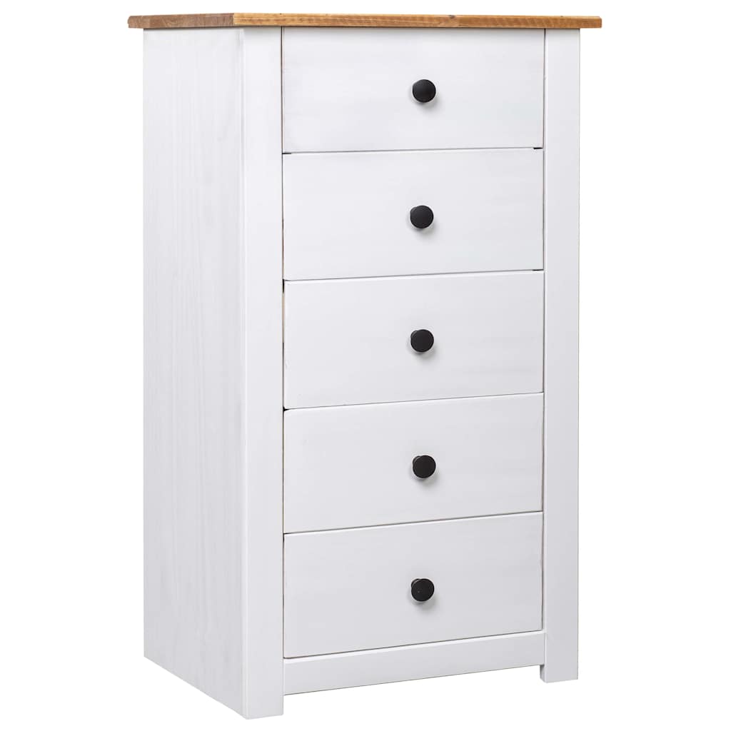 Vidaxl dressoir panama range 46x40x89 cm grenenhout wit