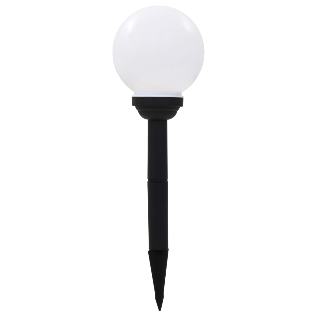 VidaXL Solarlampen 6 Stk. LED rund 20 cm RGB