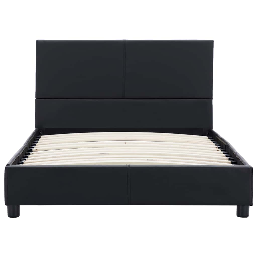Vidaxl bedframe kunstleer zwart 90x200 cm