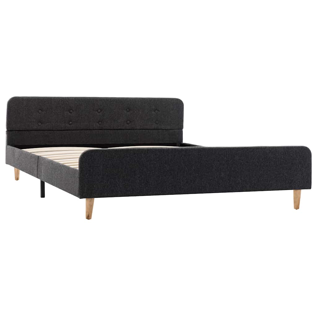 Vidaxl bedframe jute donkergrijs 140x200 cm