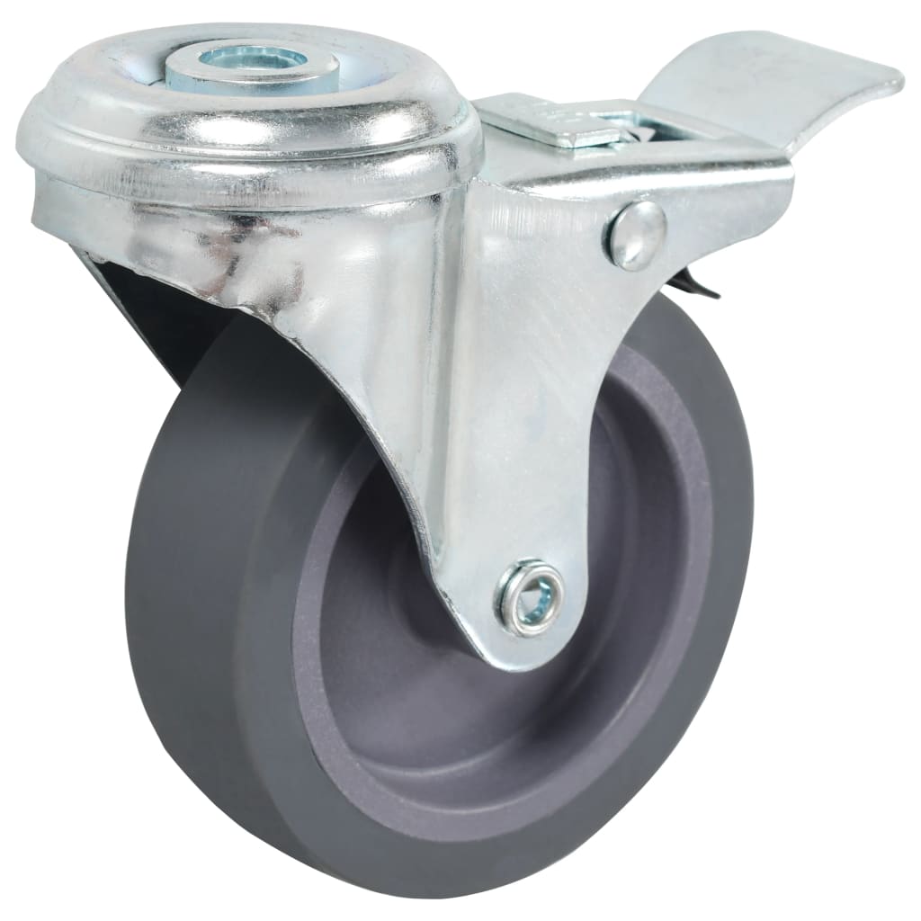 VidaXL 12 Stück Lenkrollen mit Bolzenlöchern 75 mm