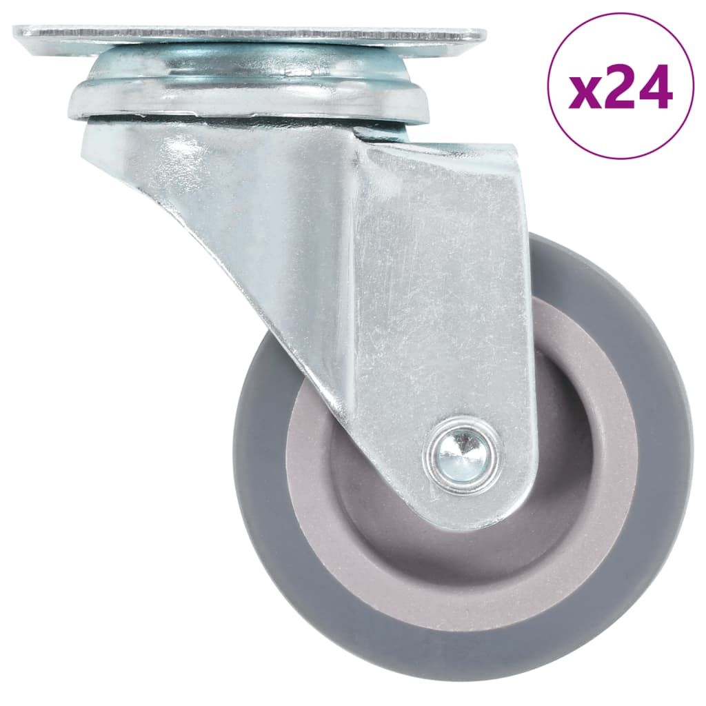 VidaXL 24 Stk. Rollen 50 mm