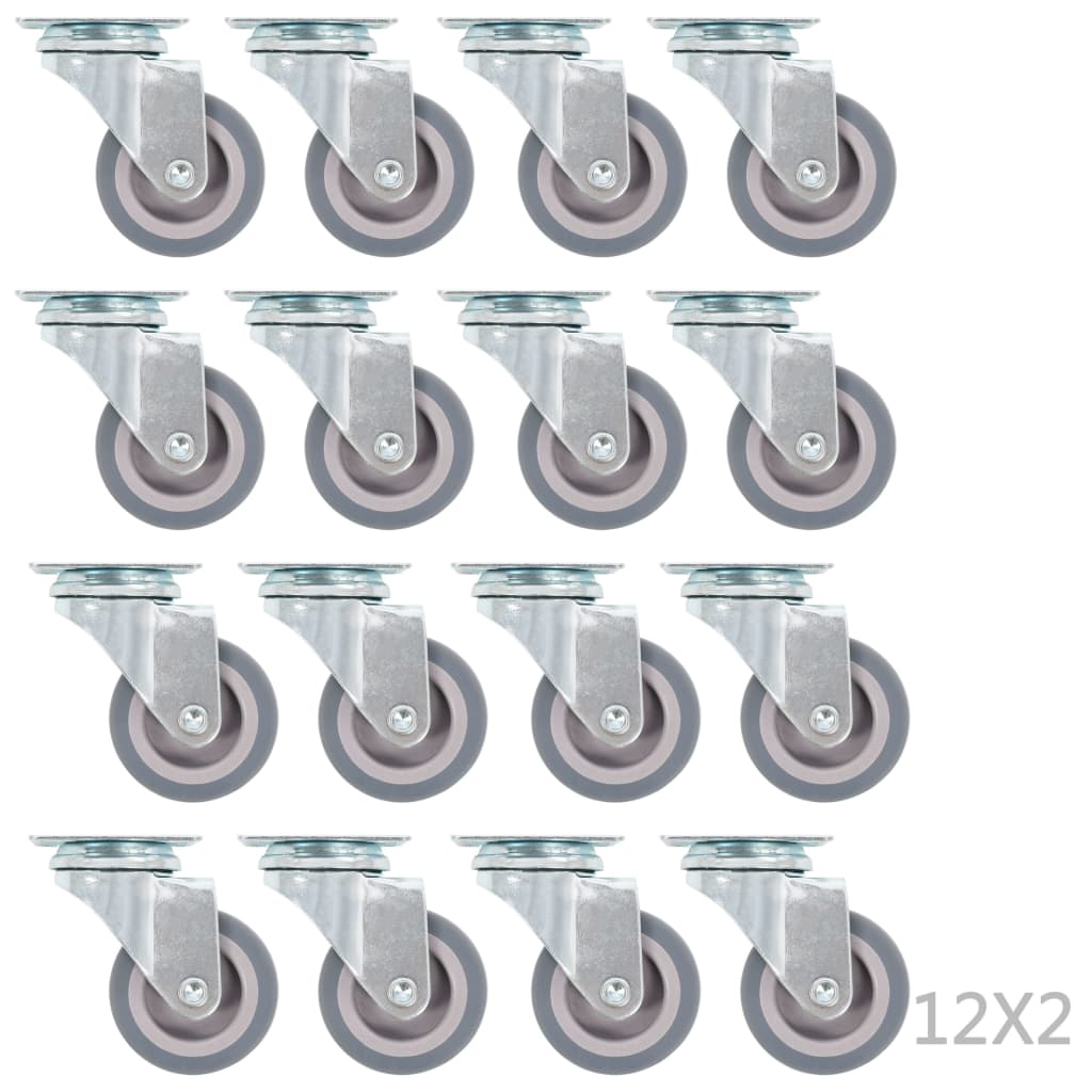 VidaXL 72 Stk. Rollen 50 mm