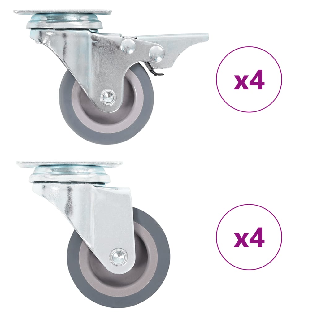 VidaXL 8 Stk. Rollen 50 mm