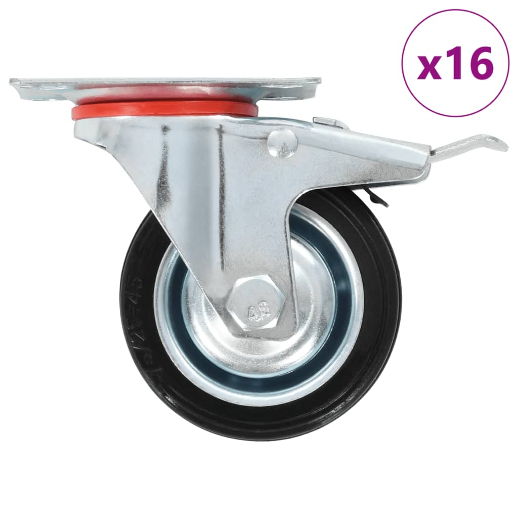 VidaXL 8 Stück Schwenkräder 75 mm