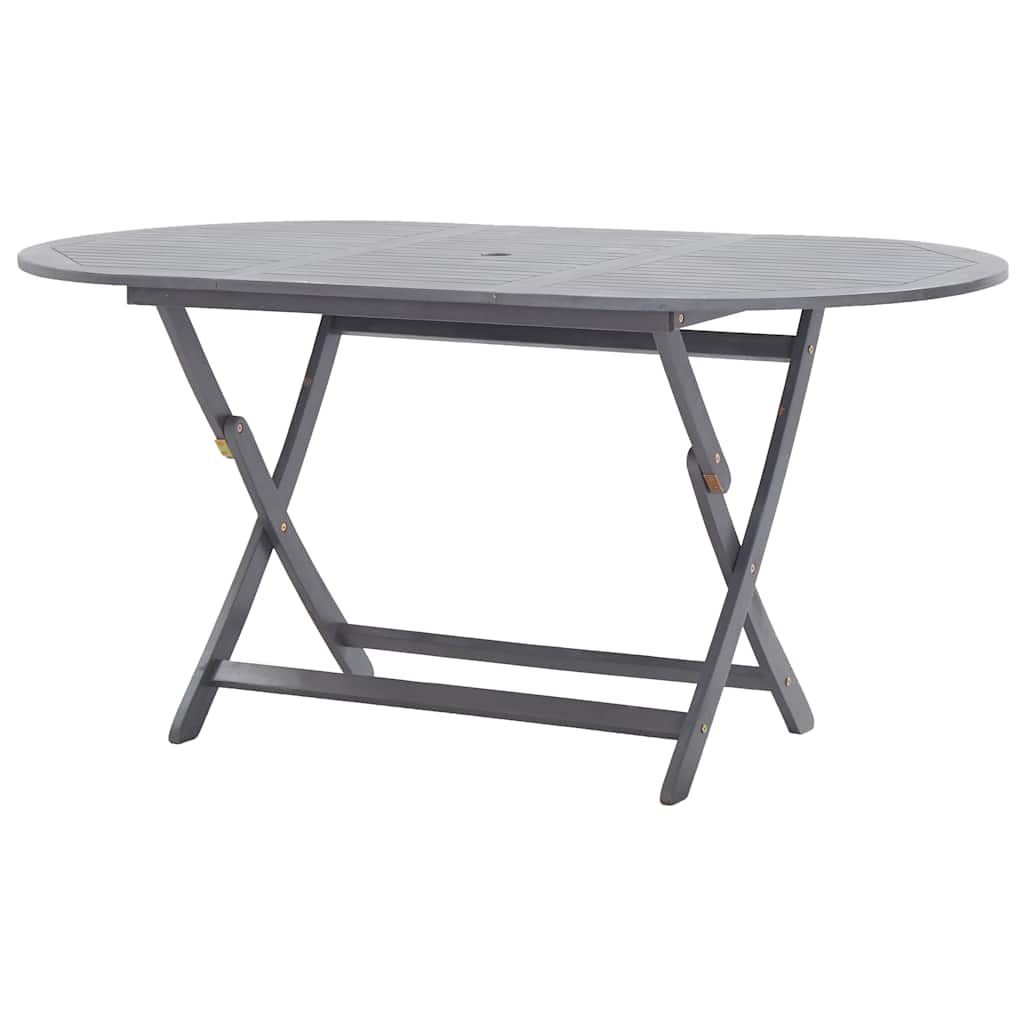 Vidaxl tuintafel inklapbaar 160x85x75 cm massief acaciahout