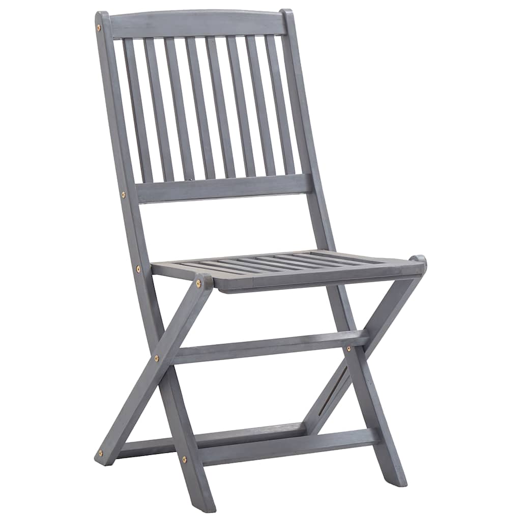 Vidaxl tuinstoelen inklapbaar 2 st massief acaciahout