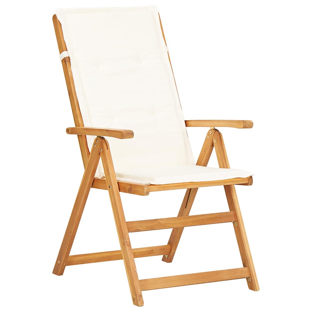Vidaxl tuinstoelen 2 st verstelbaar massief acaciahout bruin