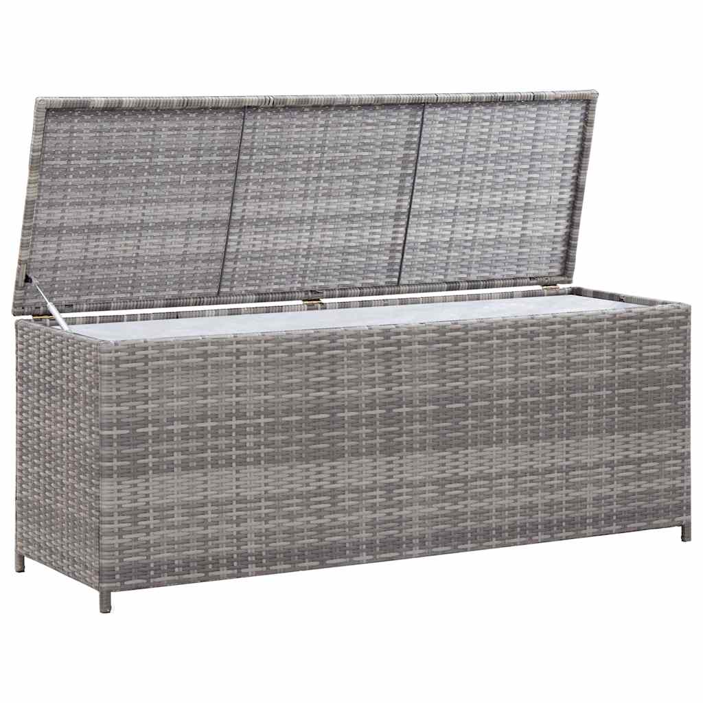 Vidaxl tuinbox 150x50x60 cm poly rattan grijs