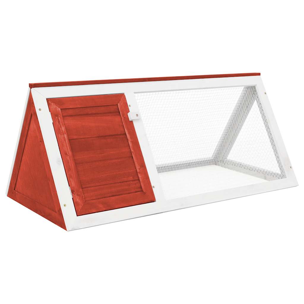 Vidaxl Kaninchen Loft Holzrot