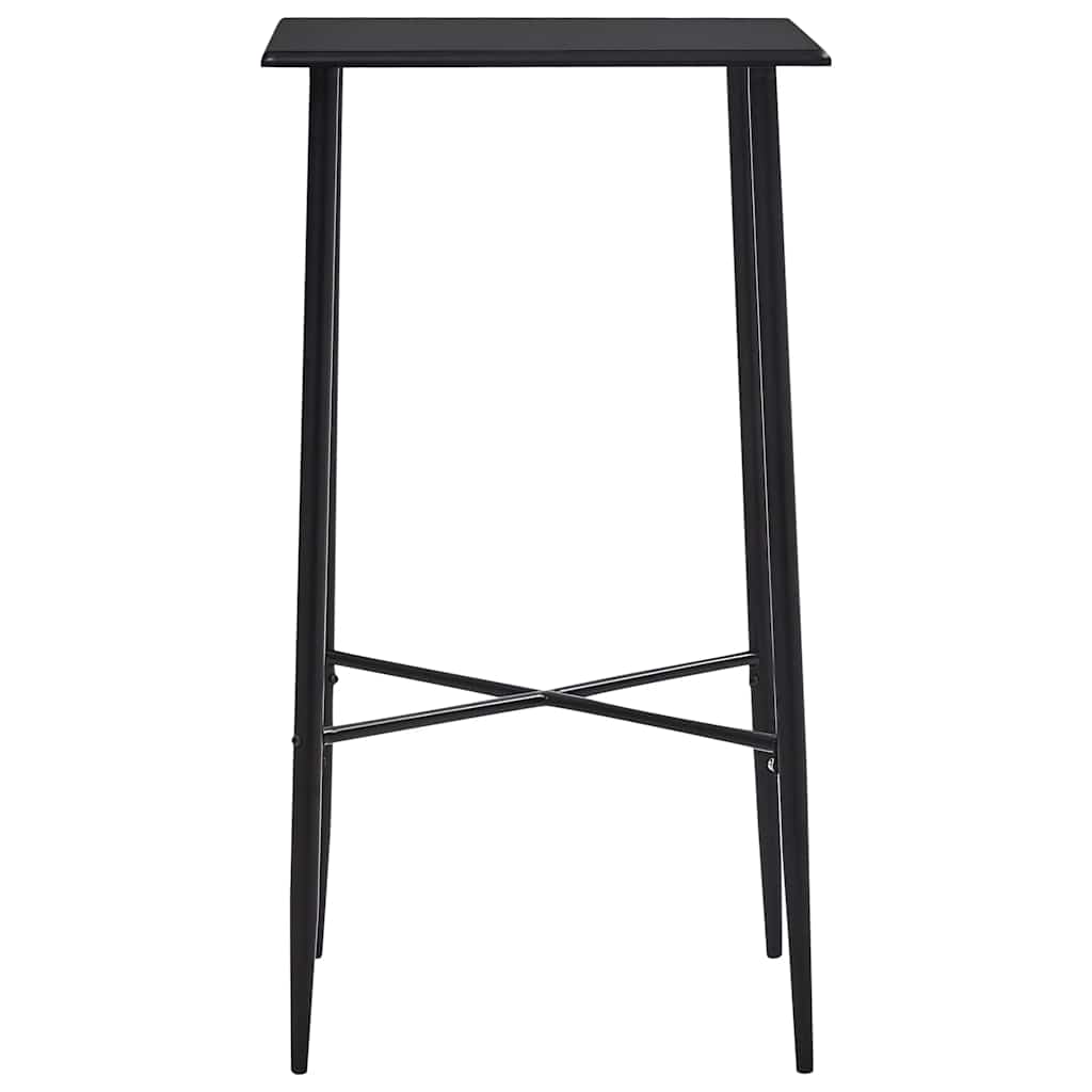 Vidaxl bartafel 60x60x111 cm mdf zwart