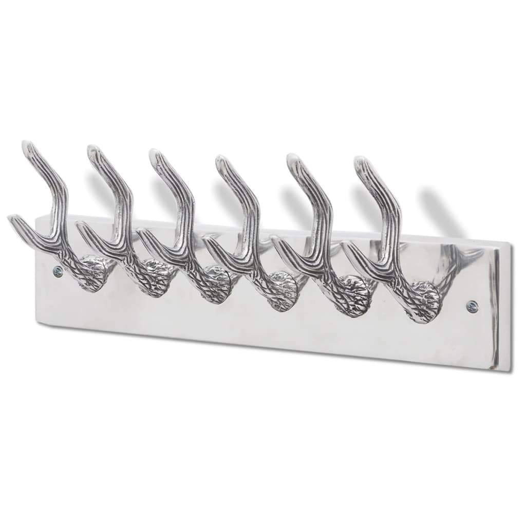 VIDAXL -Beschichtungsregale 2 St Aluminium Silber gefärbt