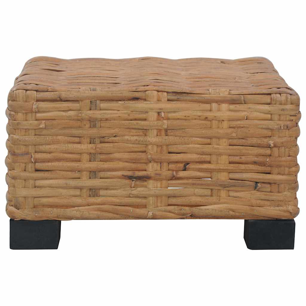 Vidaxl salontafel 47x47x28 cm natuurlijk rattan