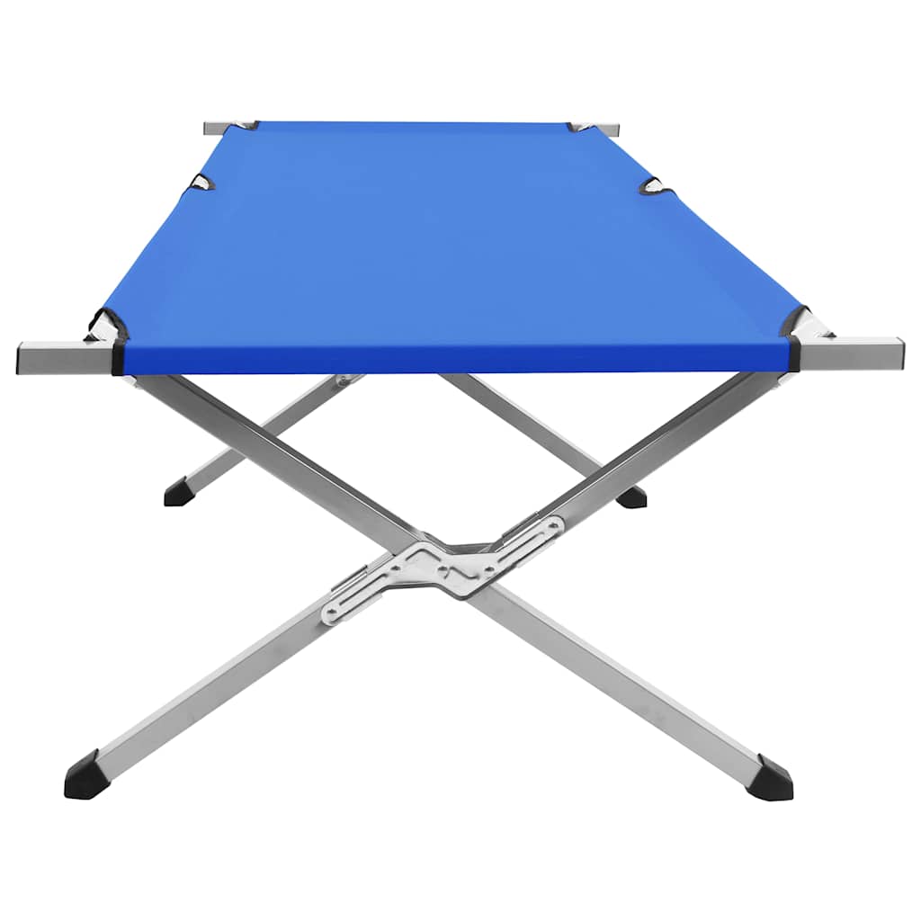 Vidaxl kampeerbed xxl 210x80x48 cm blauw