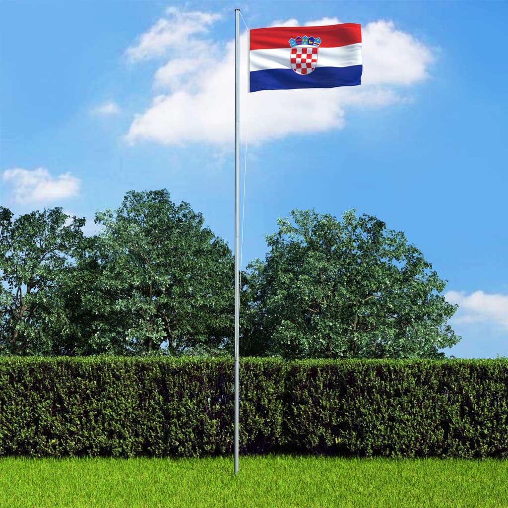 Vidaxl vlag kroatië 90x150 cm